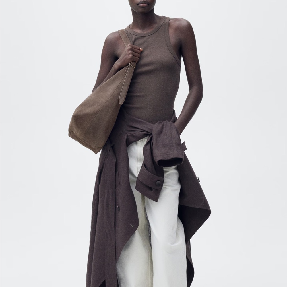 Mango Dark Brown Interior Bag